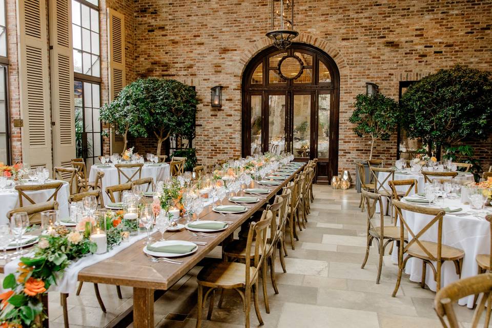 The reception is ready!