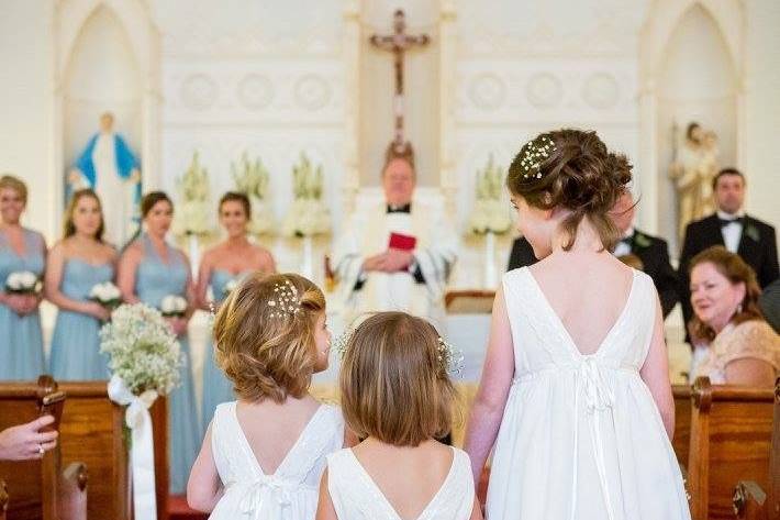 Wedding flower girls