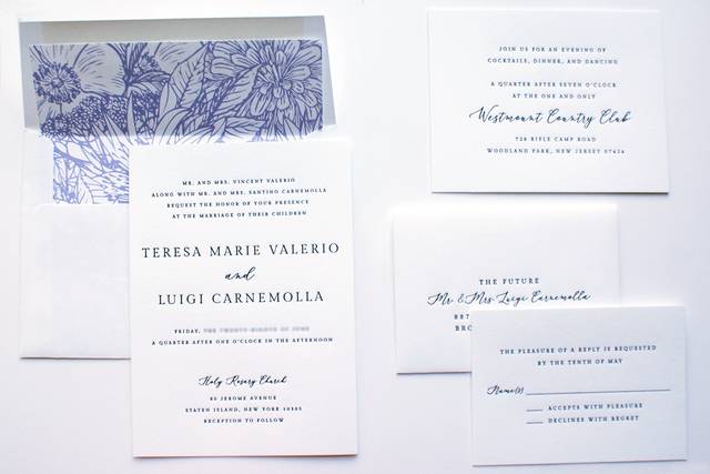 Carnemolla letterpress suite
