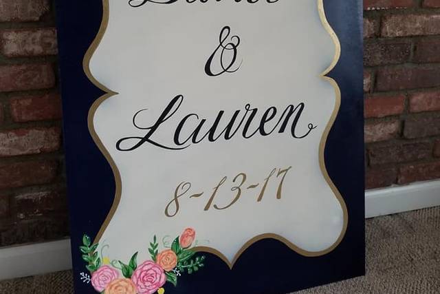 Wedding Welcome Sign