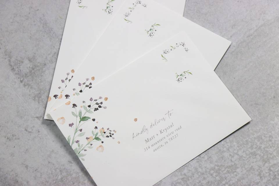 Custom printed envelopes