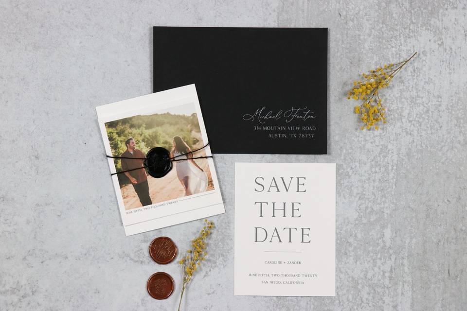 Bold save the dates