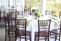 Tables and chairs