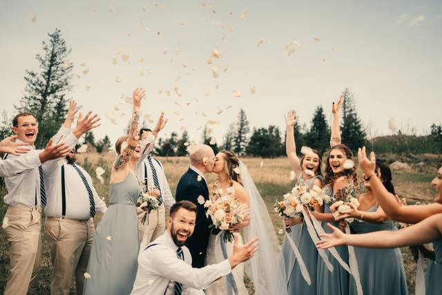 Wedding party photos