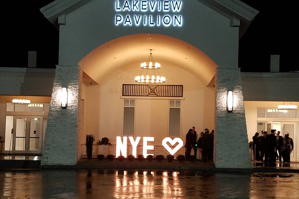 Number 1 Light Up Number Hire - my love events