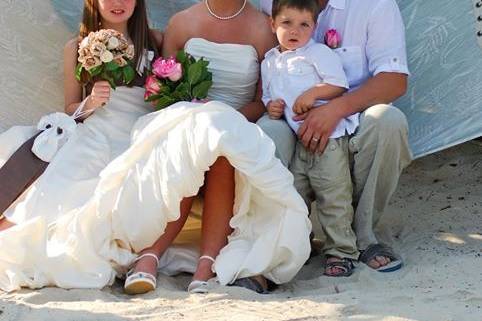 Beach family photo