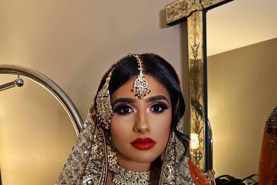 Final makeup look