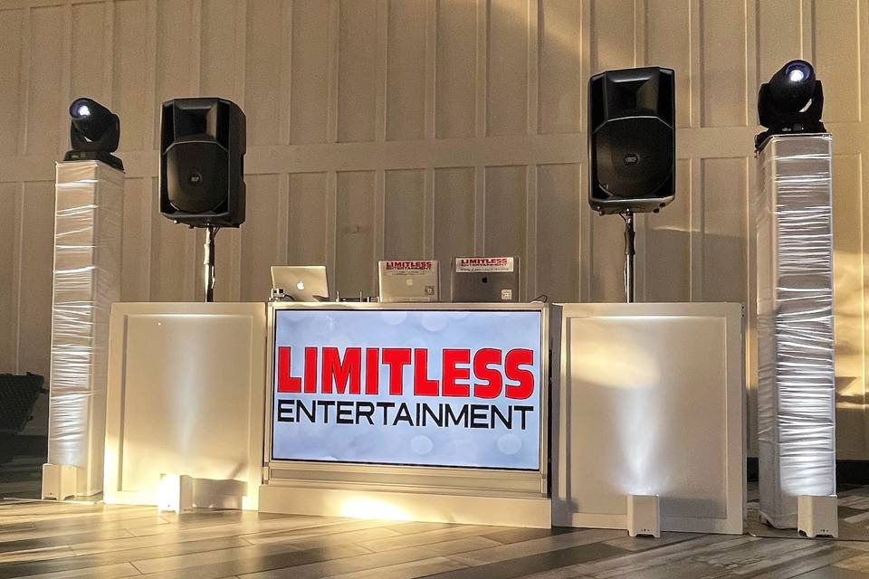 LED TV DJ Booth