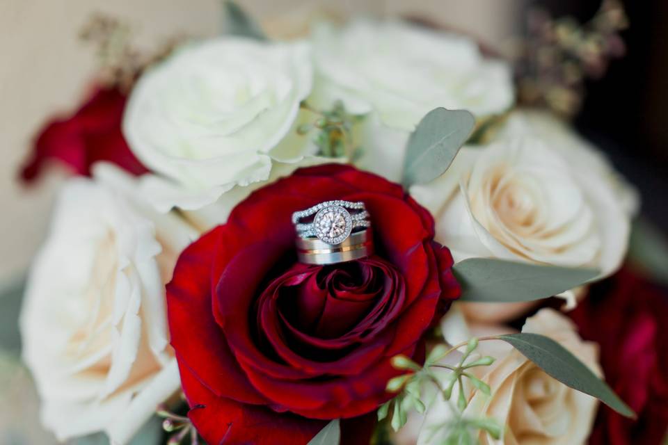 Ring and bouquet