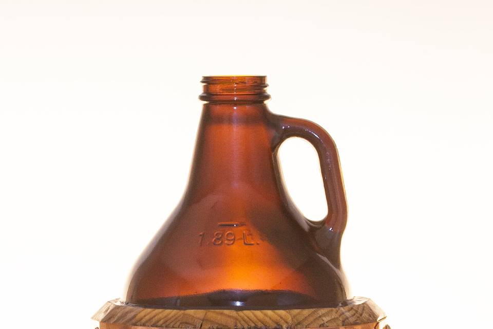 Antique barnwood growler- 64oz