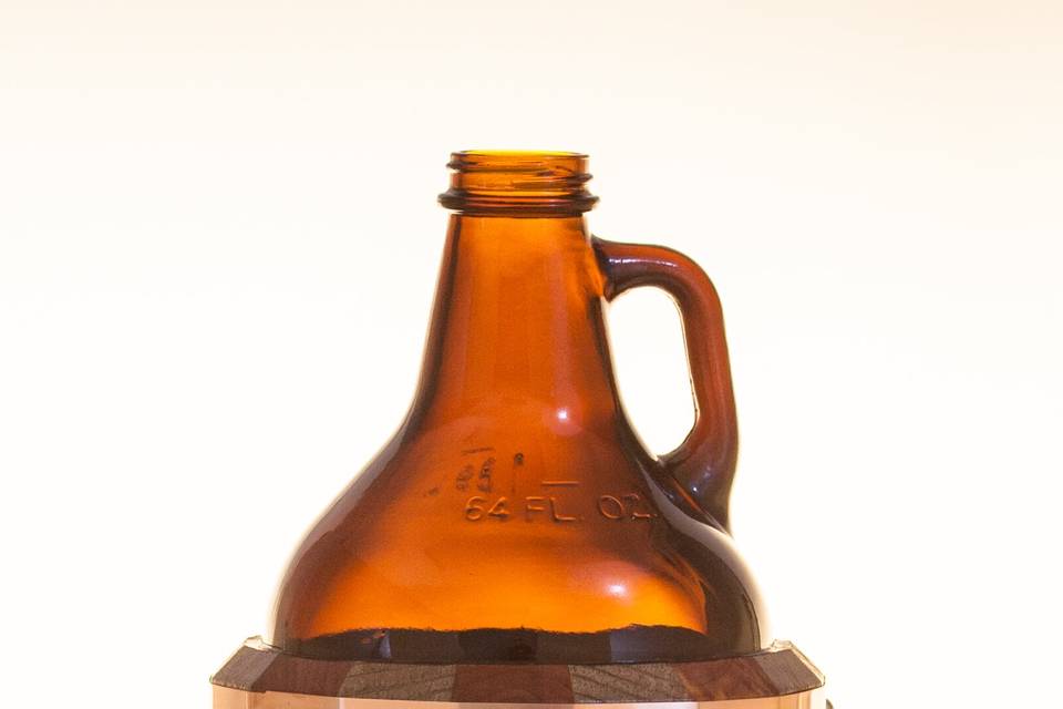 Butcher block growler - 64oz