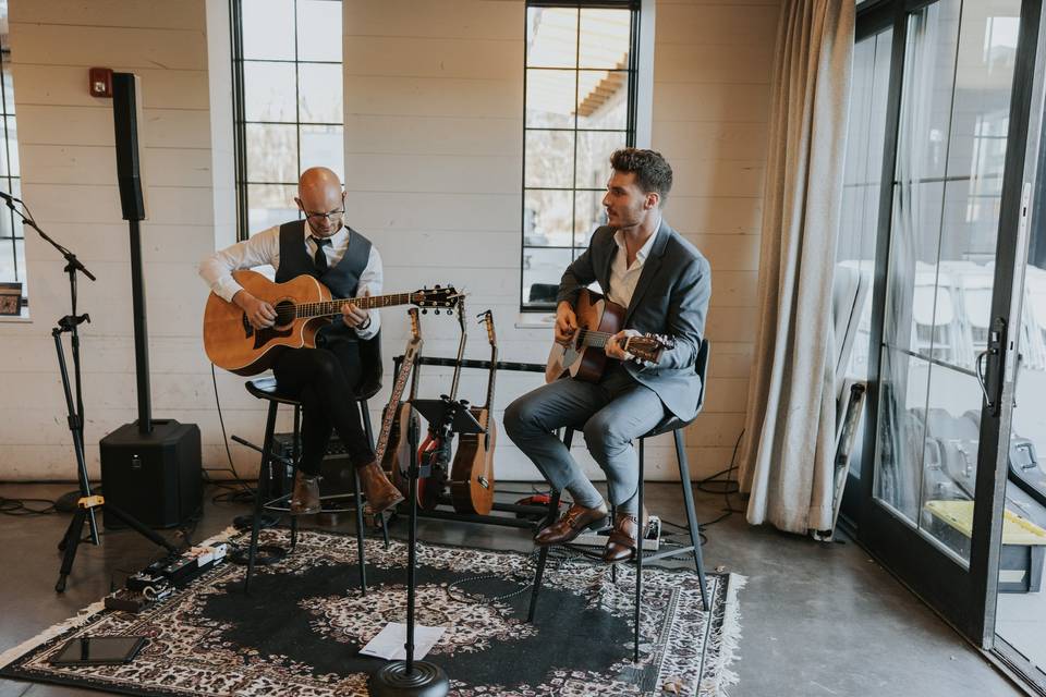 Performing at a reception