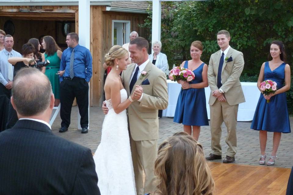 Couple dancing