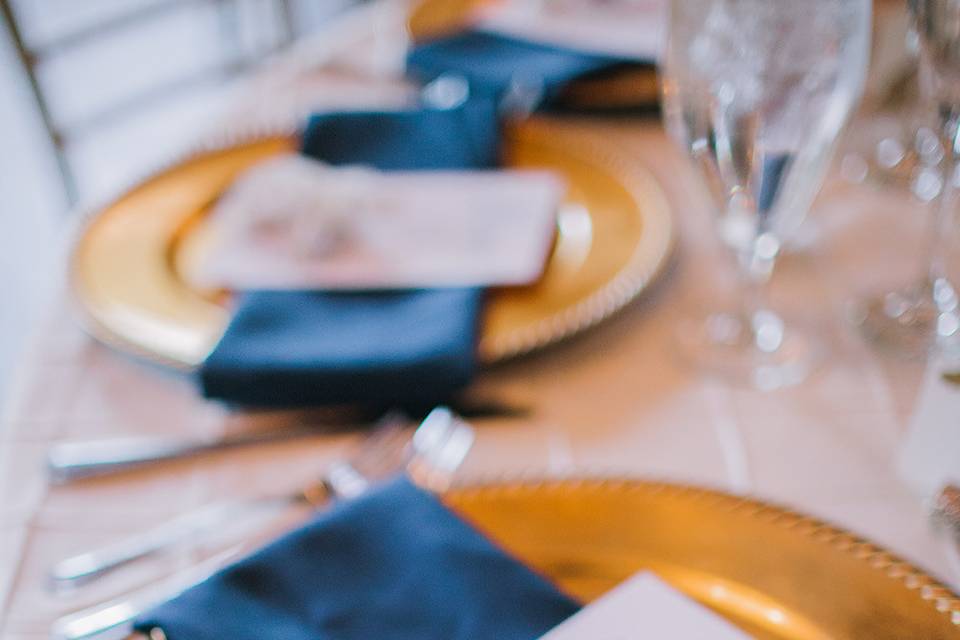 Table setting and menu