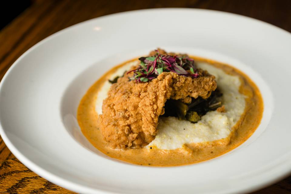 Catfish and grits