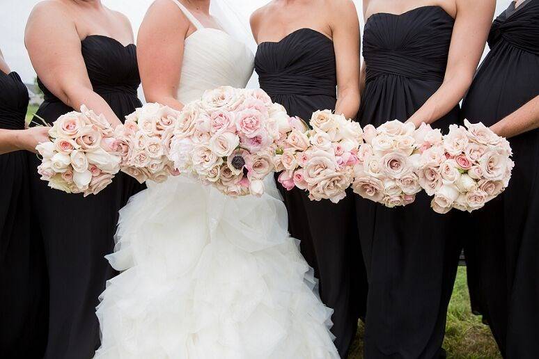 Blush bouquets