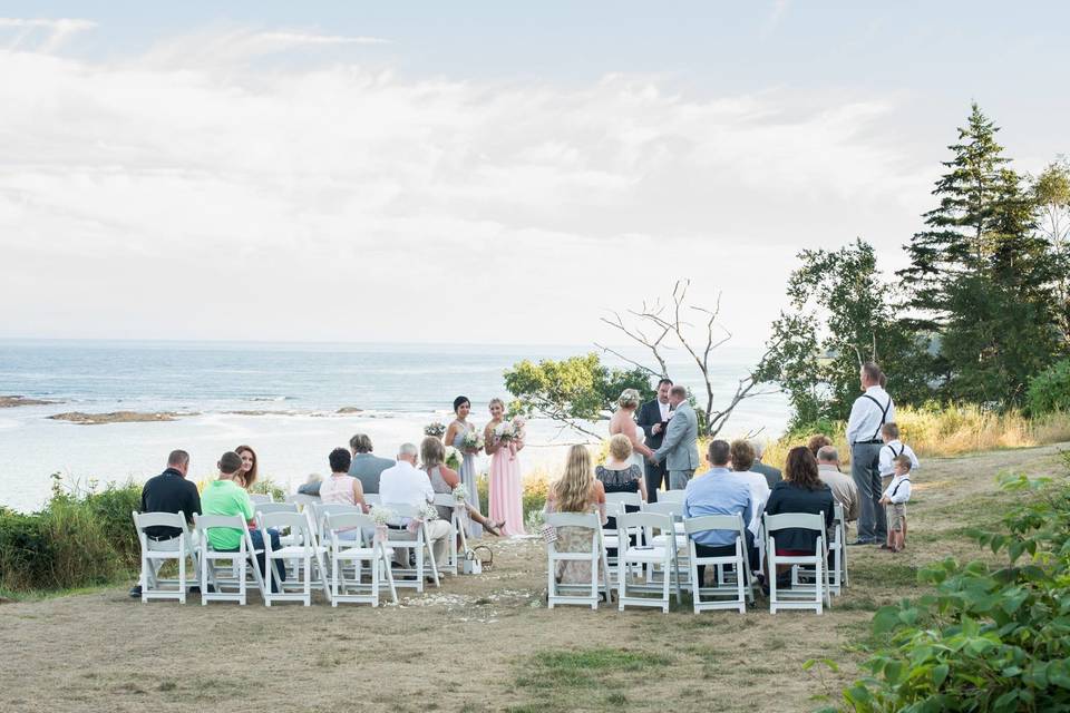 Seaside ceremony