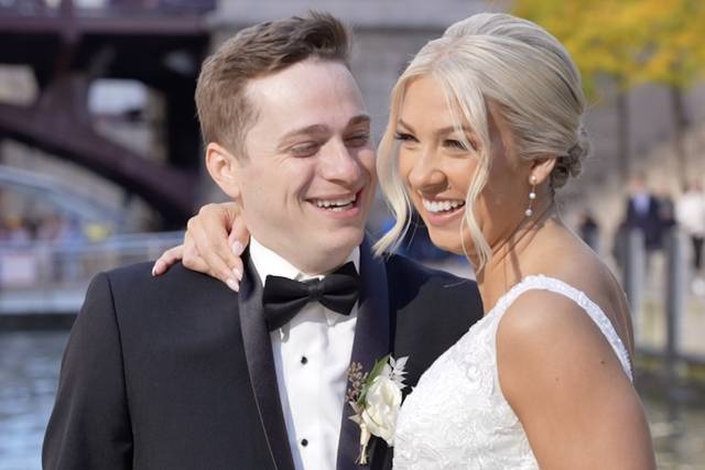 Closeup couple portrait