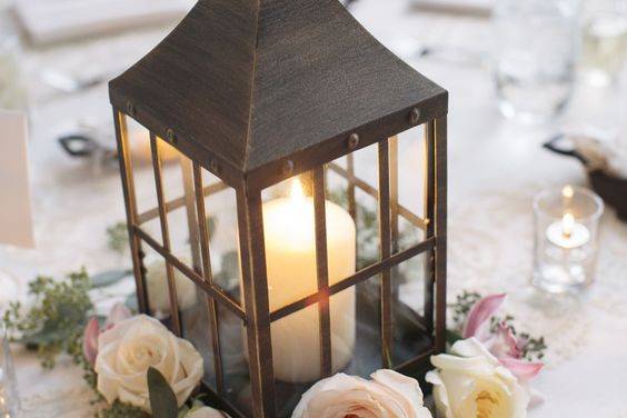 Beautiful lantern centerpiece