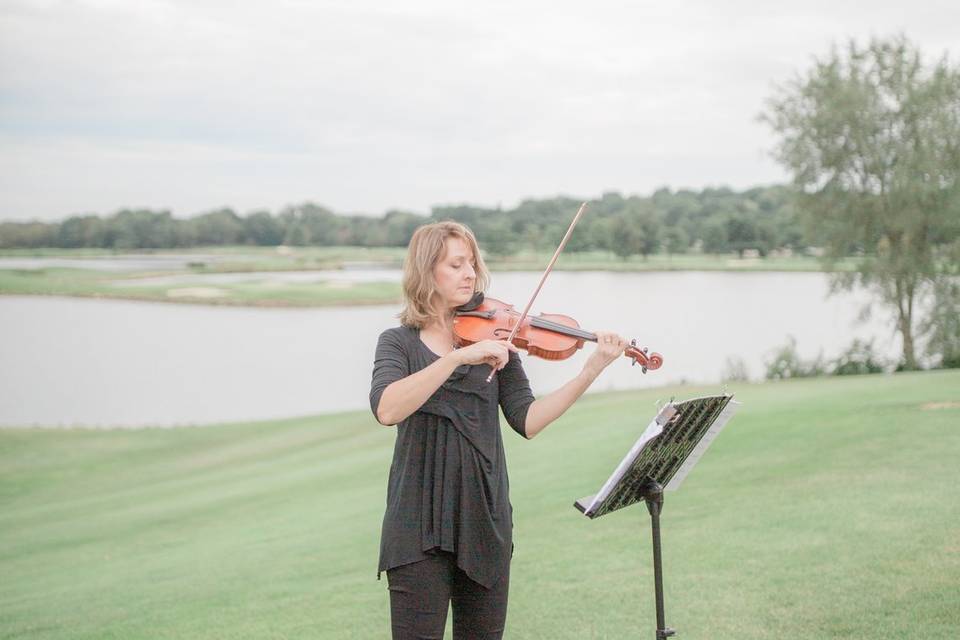 By the lake