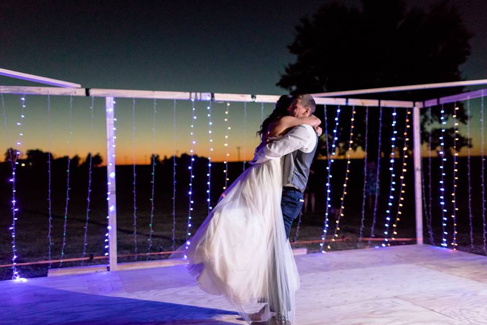 Dance floor and lights