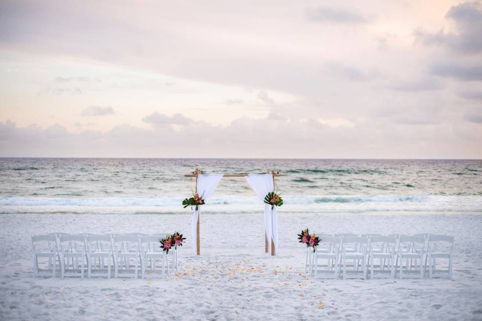 Beach ceremony