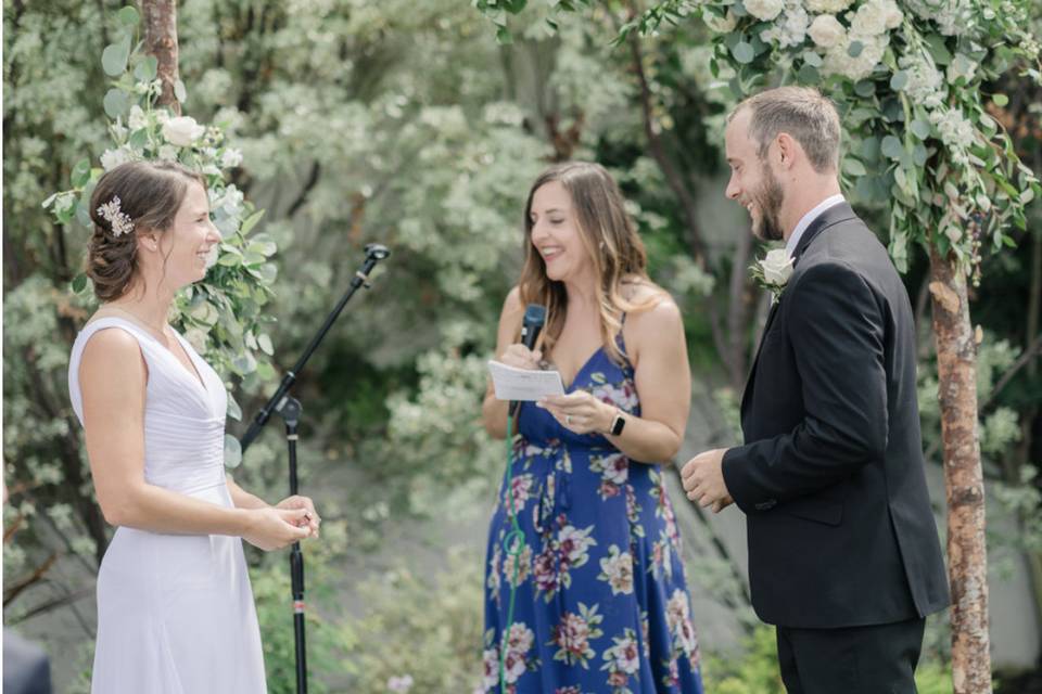 Outdoor ceremony