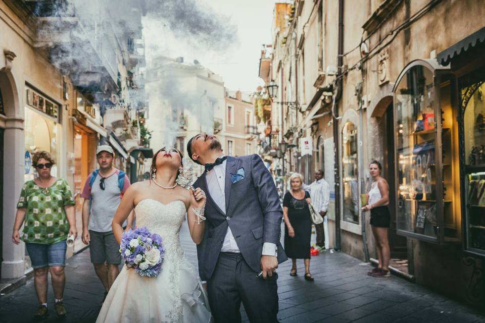 Taormina wedding couple session
