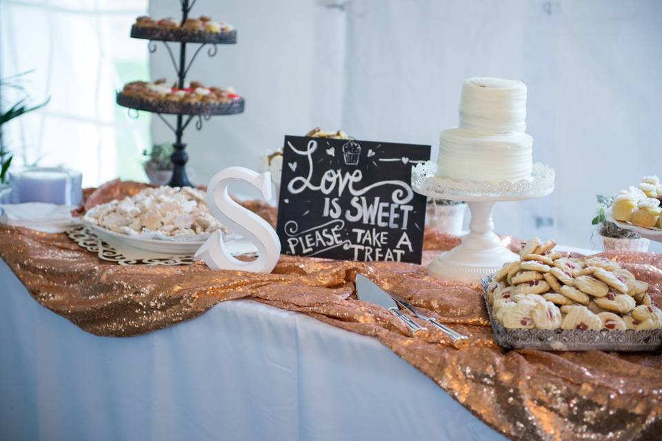 Dessert table