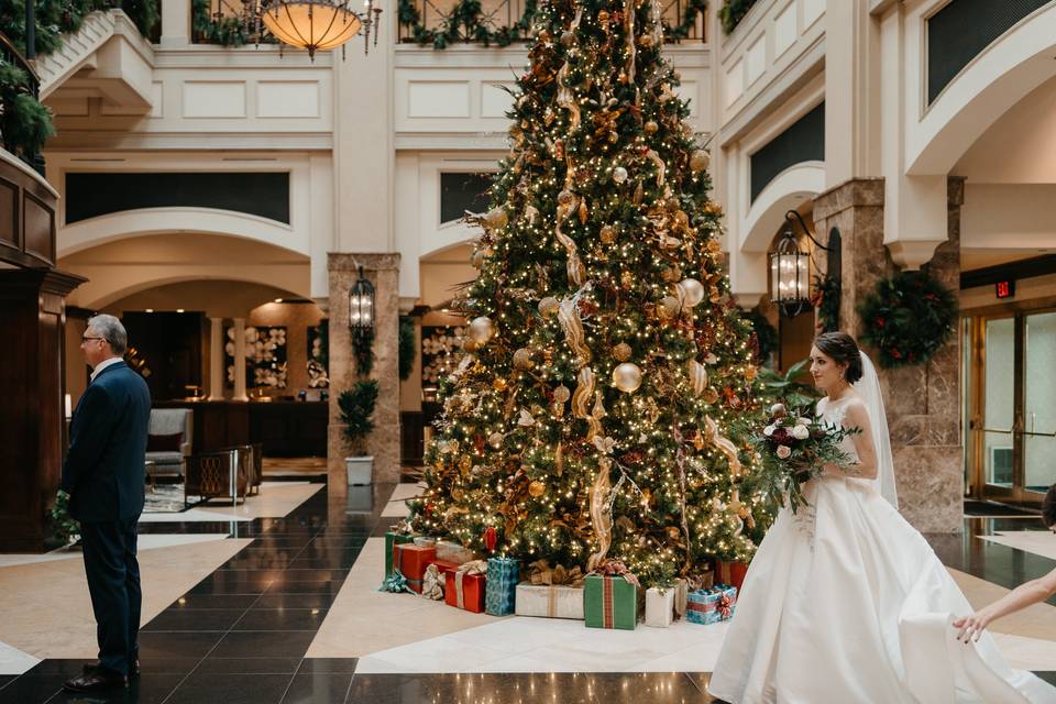 First Look - Christmas Lobby