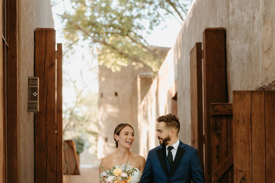 Fort couple walk