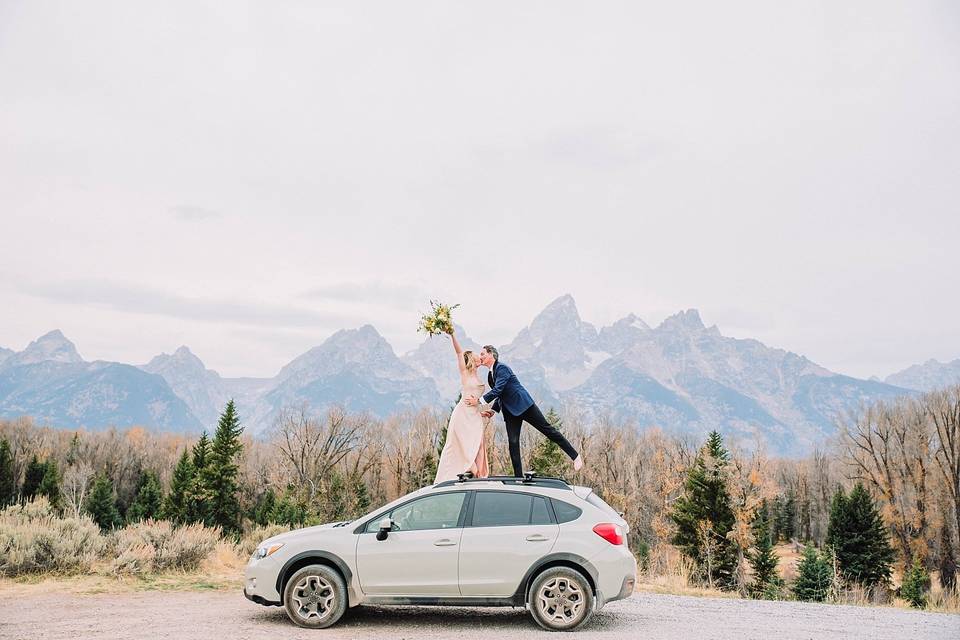 Elopement in the Tetons