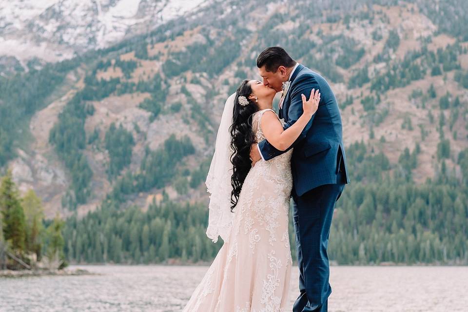 Sunset Bridals at Jenny Lake