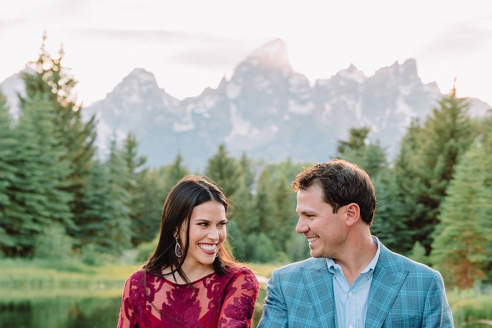 Vibrant Teton Engagements