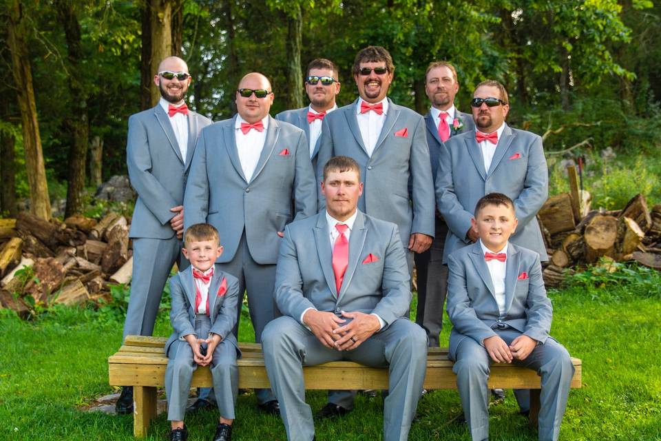 Groomsmen and Groom
