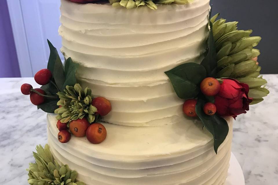 Buttercream with Flowers