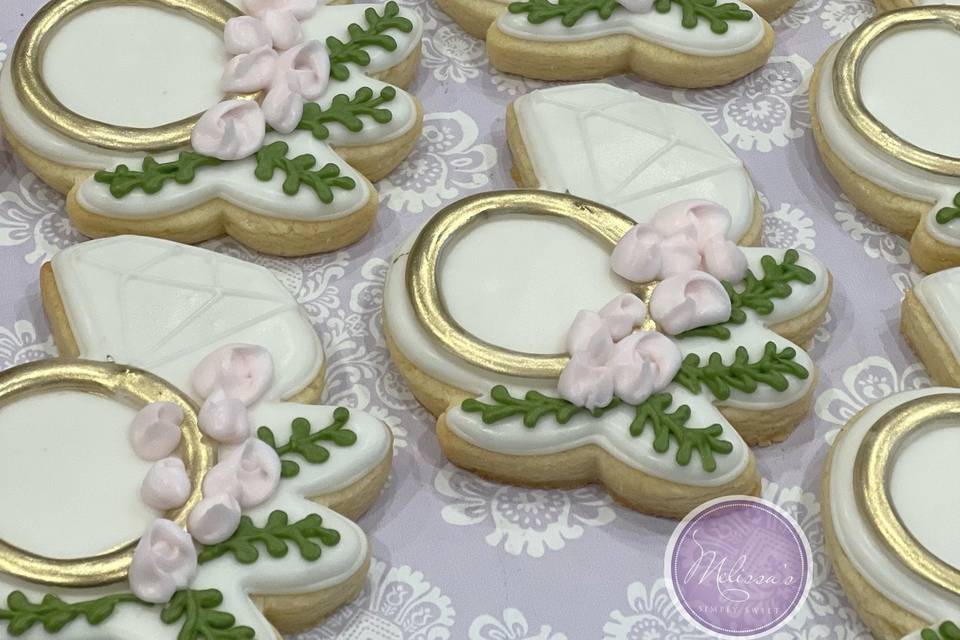 Engagement Ring Cookies