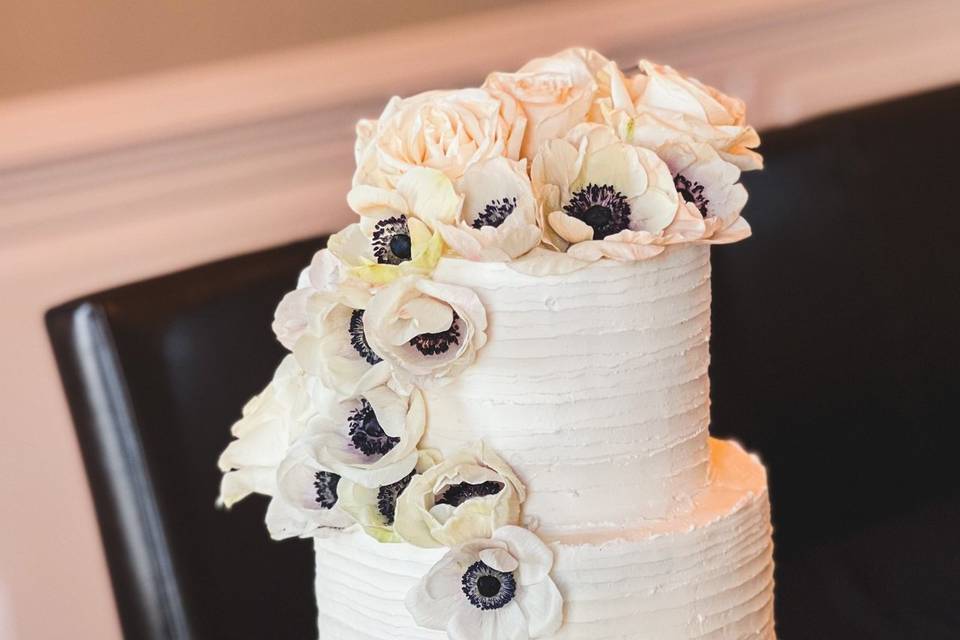 Buttercream with Fresh Flowers