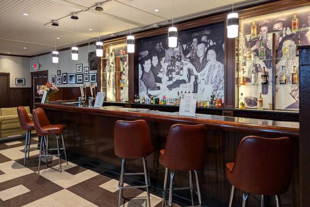 Vintage Leather Bar Stools