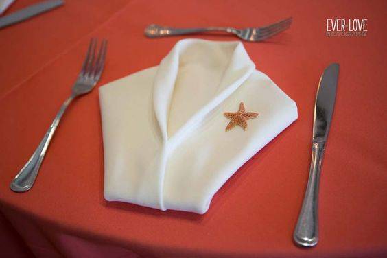 Grooms napkin