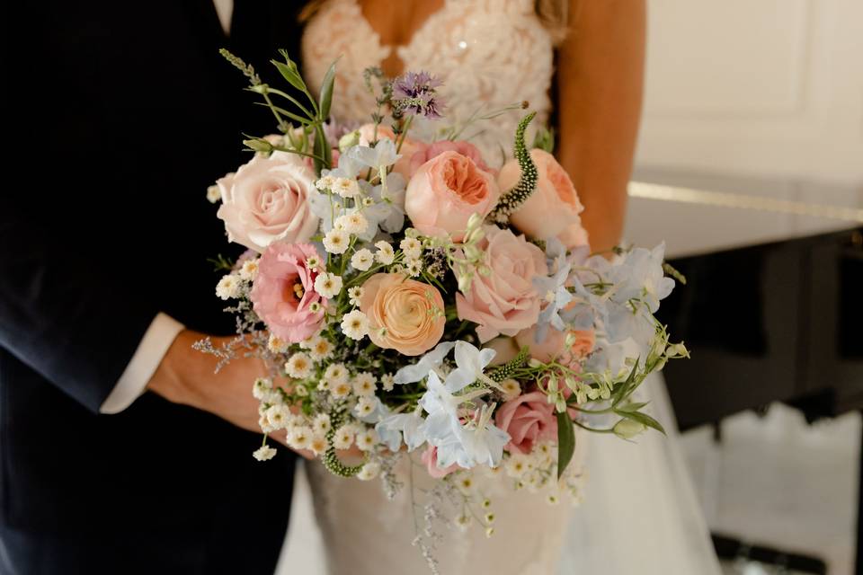 Pastel Bridal Bouquet