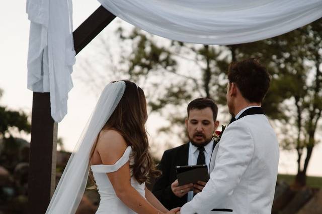 I pronounce you husband & wife