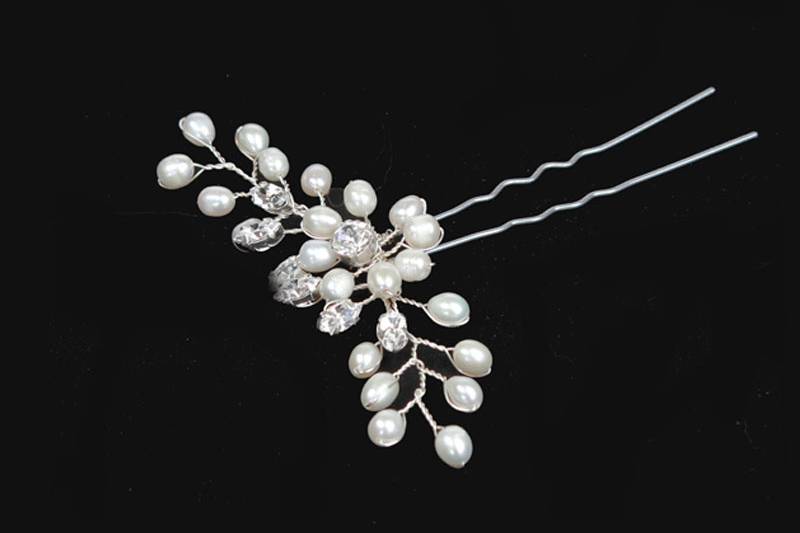 Freshwater pearl hairpin