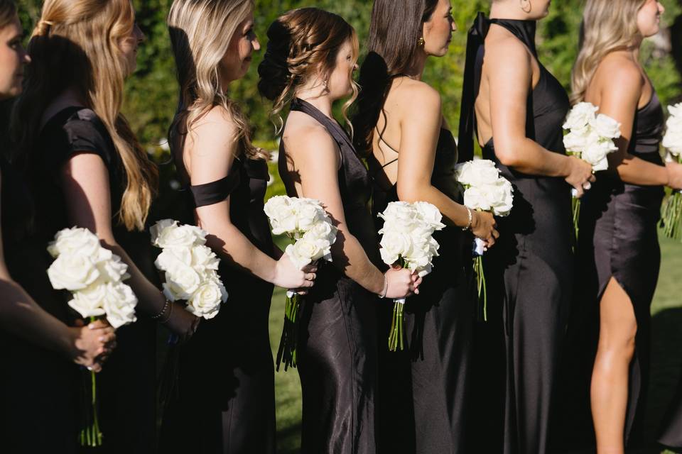 Simple White Roses