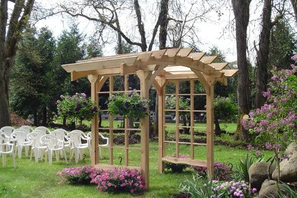 Handcrafted Wedding Arbor
