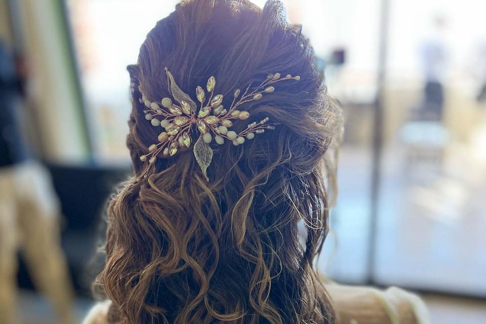 Hairstyle for bride