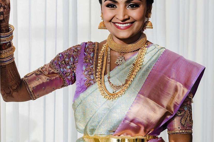 South indian wedding look
