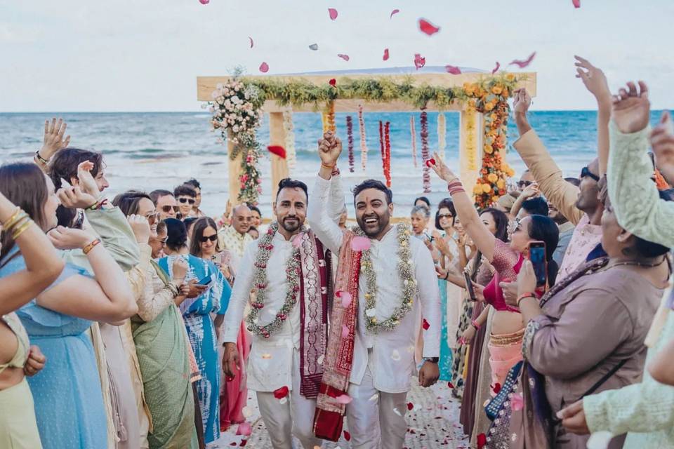 Indian gay wedding tulum