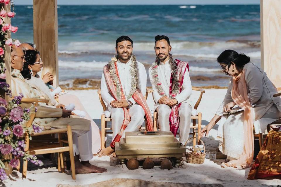 Indian gay wedding tulum