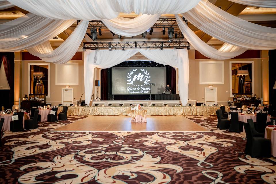 Event Center Draping